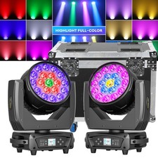 380W RGBW 19LED Zoom Moving Head Beam Light Stage DMX for DJ Party BAR Halloween