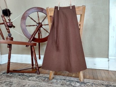 Handmade Calico Wrap Skirt One Size Ladies Regular - 100% Cotton - Ready to Ship