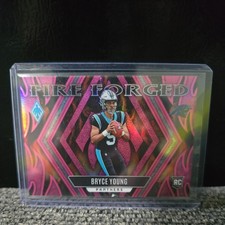 2023 Panini Phoenix BRYCE YOUNG Fire Forged Rookie RC PINK Parallel /175 SSP