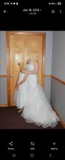 David's Bridal White Wedding Dress Size 13