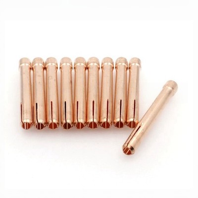 10pcs TIG Welding Collet 10N25 1/8'' for WP-17 WP-18 WP-26 Welding Gun #qm
