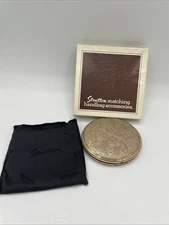 Vintage Stratton Brass Powder Compact Mirror Missing Latch England With Box
