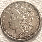 1882 P Morgan good eye appeal, features, circulated free shipping Sigma tested++