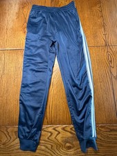 Champion Navy w/Striped Sides Athletic Pull On Jogger Pants Boys Size L
