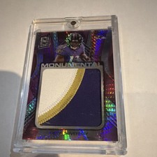 2020 Panini Spectra Monumental Devin Duvernay Patch Prizm /15  Ravens #16
