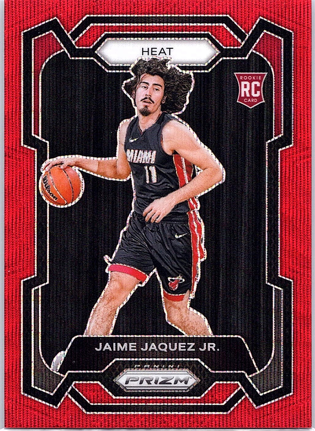 2023-24 Panini Prizm #137 Jaime Jaquez Jr. Prizms Red #/299 SN,RC
