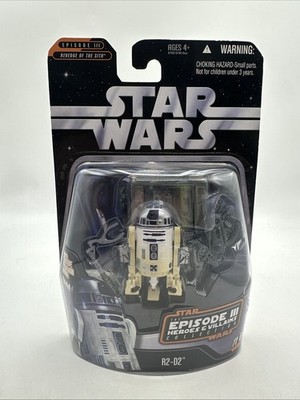 NEW HASBRO STAR WARS EPISODE 3 HEROES AND VILLAINS COLLECTION R2-D2 #11 OF 12