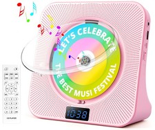Desktop CD Player with Speakers, ROADOM Bluetooth CD Player with Hi-Fi Stereo...