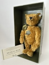 16" Margarete STEIFF Harrods Mohair MUSICAL Teddy Bear Ltd Ed 161/2000 in Box