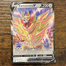 how much is a zamazenta v pokemon card worth 163/172 - Brilliant Stars - Ultra Rare Ultra Rare Card Type Zamazenta VSTAR Crown Zenith |
