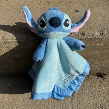 Disney Baby Security Blanket Stitch Infant Lovey Boys Girls Blue
