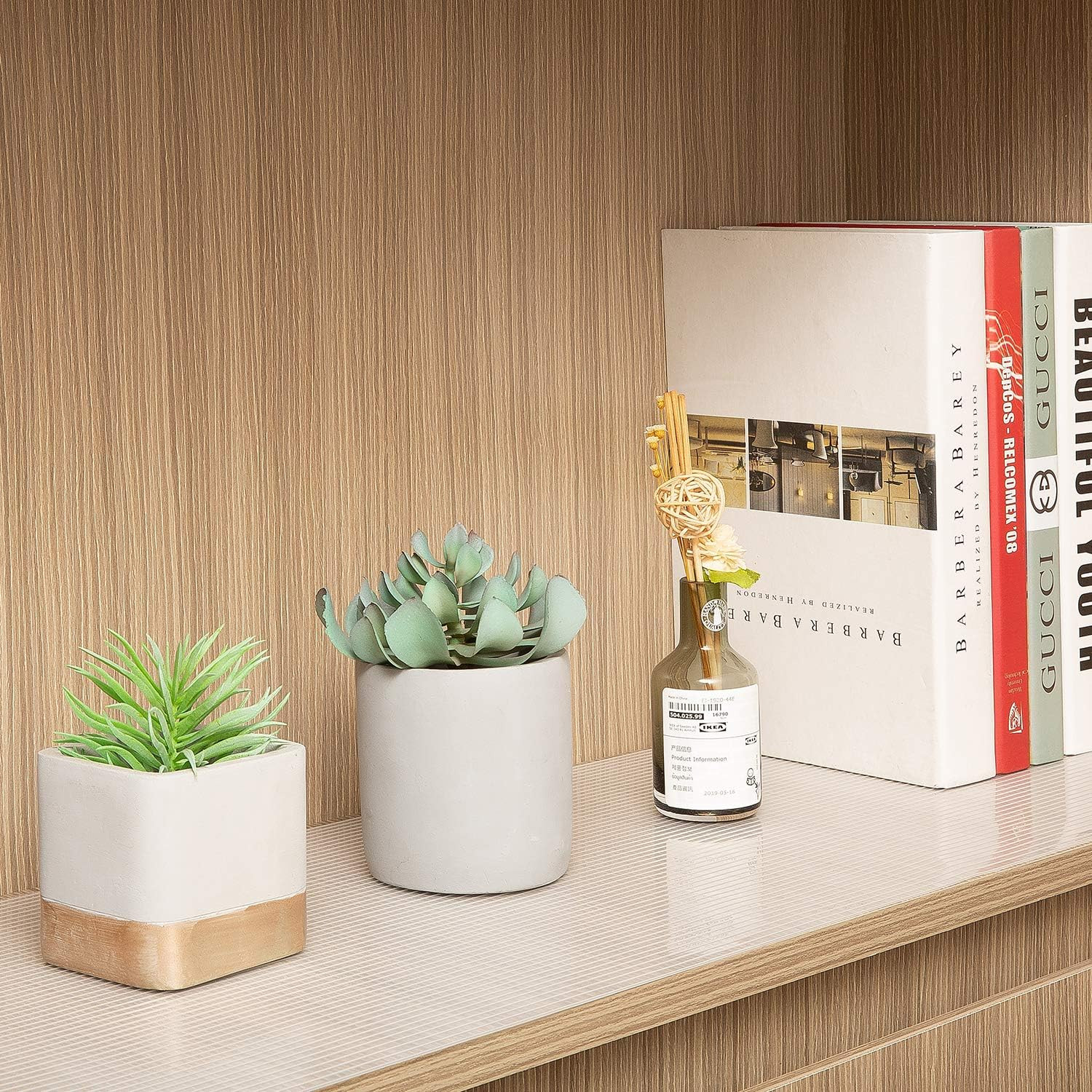 Shelf Liner Drawer Liner, 12IN x 10FT Non Slip Non Adhesive Cabinet Liner for Ki