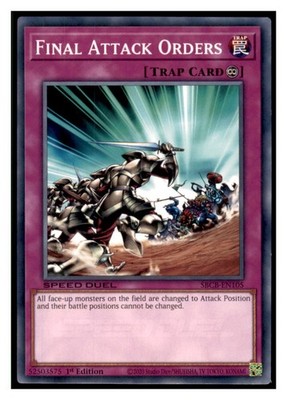 Yugioh Final Attack Orders #SBCB-EN105 Speed Duel: Battle City Box LP