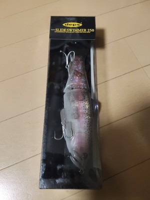 Deps New Slide Swimmer 250 Limited Purple Rainbow Big Bait Swimbait Japan used