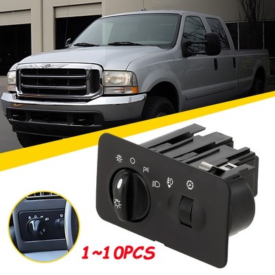 Black Front Headlight Switch 1-10X Fits 2002 F-250 F-350 Super Duty 2C3Z11654DAB