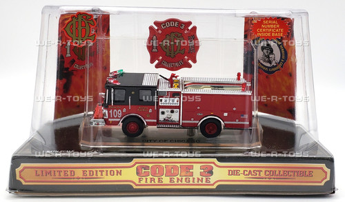 Code 3 Collectibles City of Chicago Die Cast Fire Engine 109 Ltd Ed #12316 - Picture 2 of 8