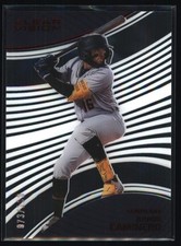 2023 Panini Chronicles - Clear Vision Red #14 Junior Caminero #/100