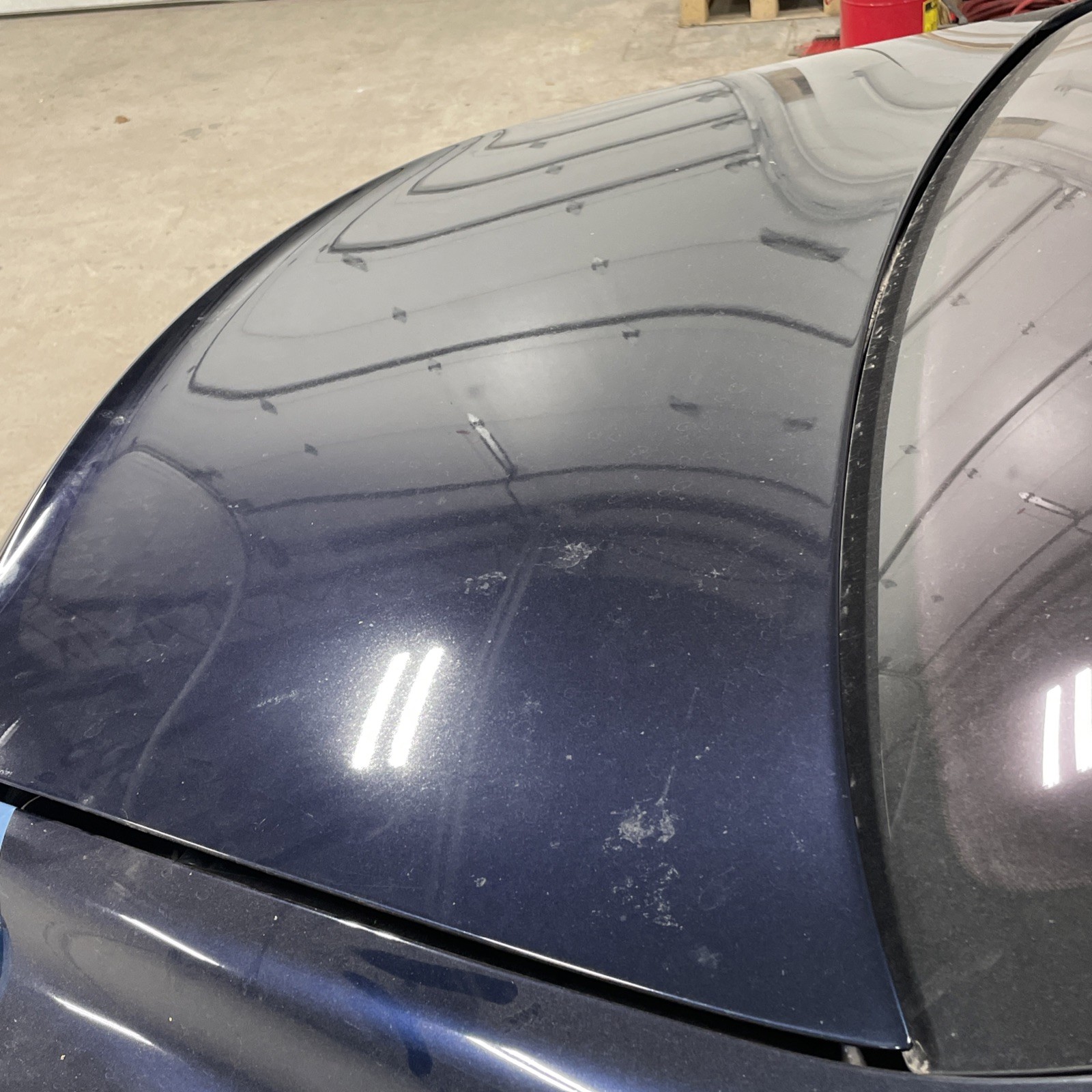 2009 BENTLEY CONTINENTAL Flying Spur Blue TRUNK DECK LID SHELL 3W5827159