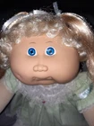 Cabbage Patch Kids Cornsilk Blonde, Blue Eyes #14 HM OK factory 1986