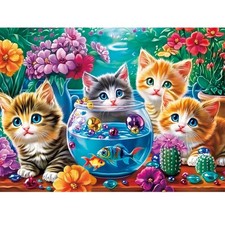300 Pieces Puzzles for Adults,Unique Fun Cats Jigsaw Puzzles 300 Pieces for A...