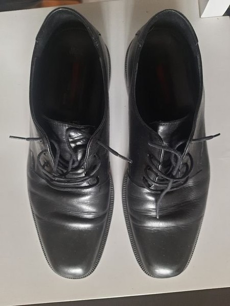 Men Lloyd Heels Black Leather 41.5