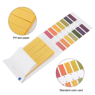 80Ph Indikator Teststreifen 1-14Papier Lackmus Tester Labor Urin & Speichel De