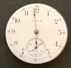 Antique 1910 Elgin Grade 290 Pocket Watch Movement Parts Good Balance 16s 7j USA