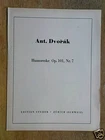 piano DVORAK op.101 / 7 humoreske humoresque