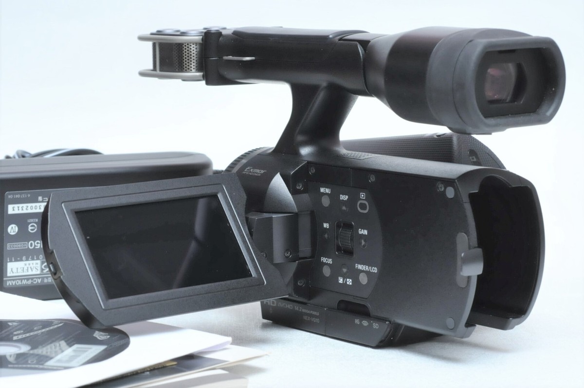 中古 SONY VG10 NEX-VG10/B Sony NEX-VG10 HandyCam 14.2MP Camcorder E mount Camera Body