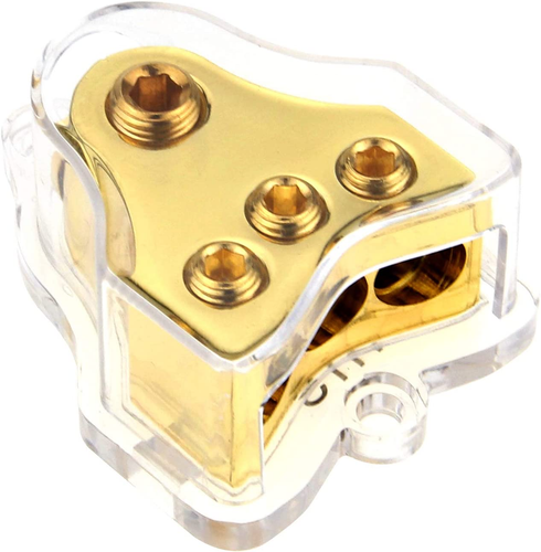 Bloc Distribution Fusibles ANL 3 Voies 60A - Entrée 0/2/4 - Sortie 4/8/10 - Parfait Auto & Audio