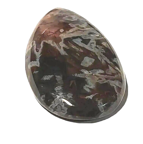 Türkischer Stab Achat PS Natur Cabochon, Birne Lose Schmuck Edelsteine 36,29 Kt - Bild 4 von 12
