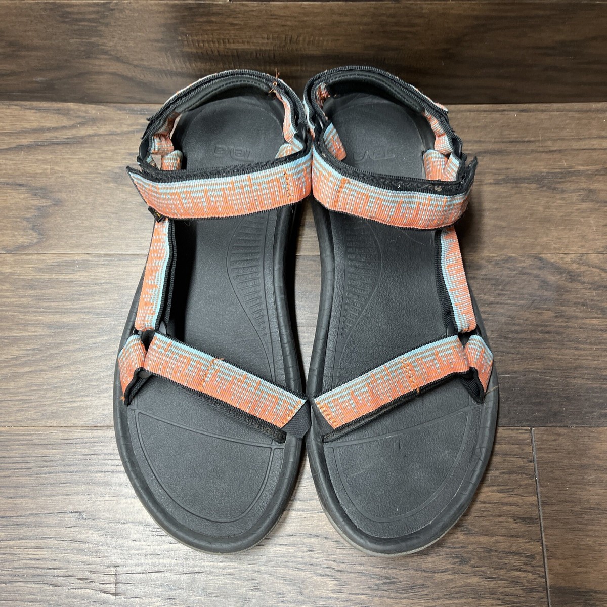 NEW TEVA men\'s hurricane xlt 2 sandal in atmosphere carrot/blue mirage Teva Men main image 4