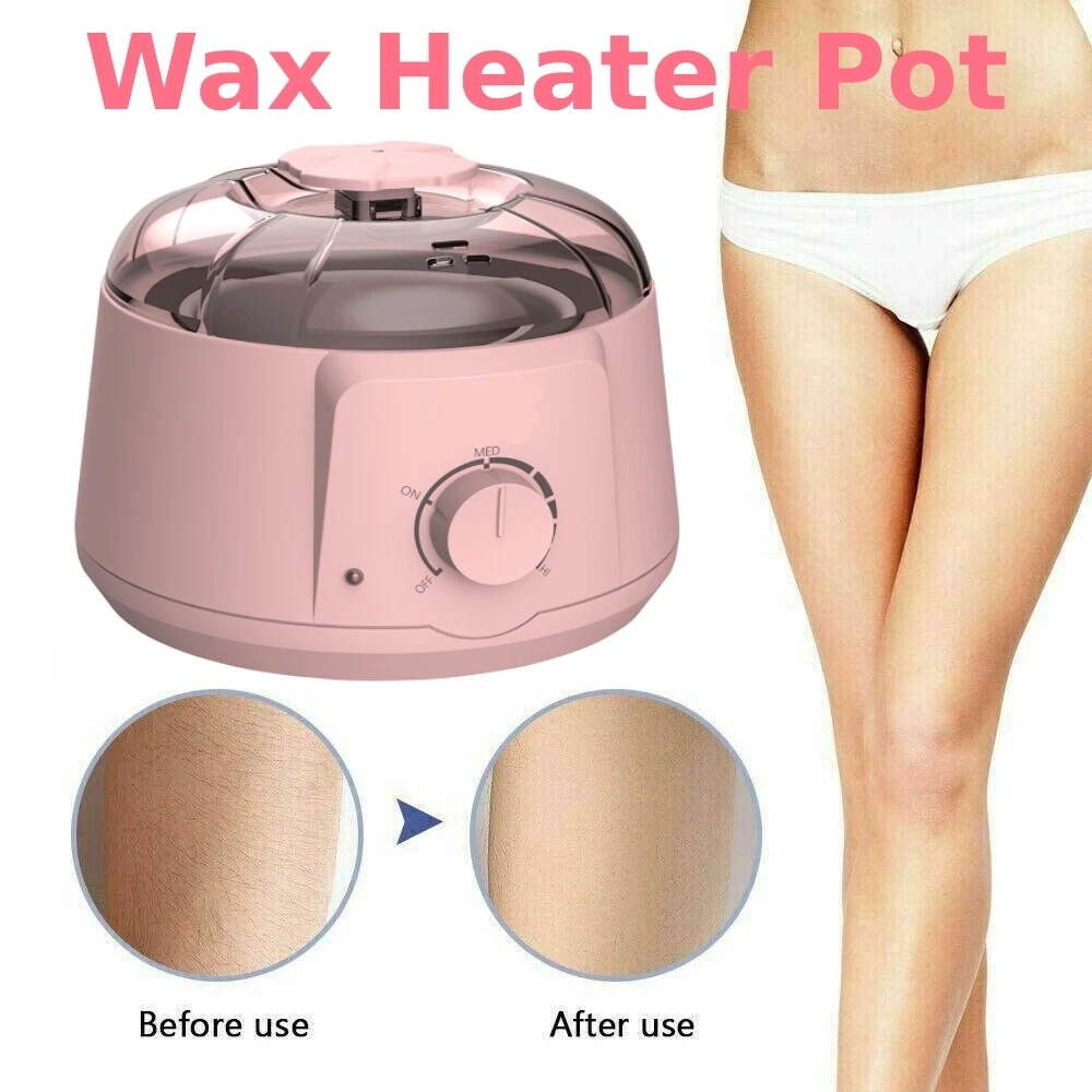 Electric Heater Pot Hot Wax Warmer Waxing Set Full Body Hair