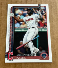 2025 Topps # 24 Jhonkensy Noel Rookie Cleveland Guardians Baseball