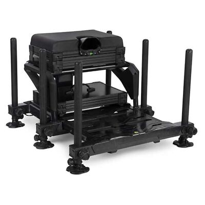 Fox Matrix S36 Pro Seatbox Black Edition - Sitzkiepe, Sitzbox, Kiepe zum Angeln