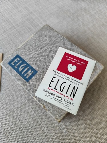 Elgin art deco w original box and papers - Picture 11 of 11