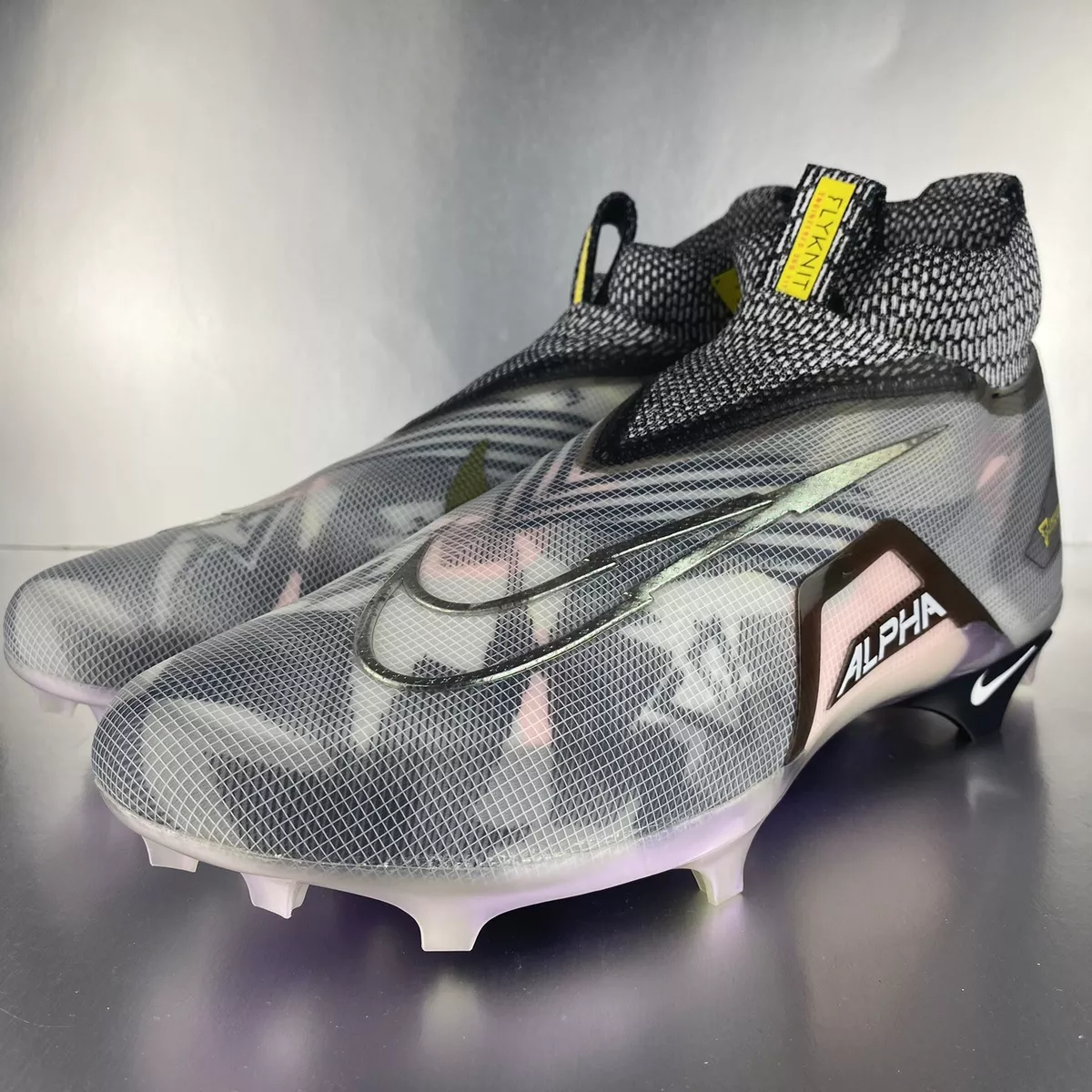 nike alpha menace elite 3 football cleats rw wolf grey cv0578 001 men s size 13