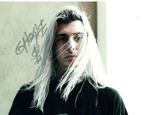 GHOSTEMANE SIGNED POSTER Max 81% OFF PHOTO PICTURE AUTOGRAPHED RP 8X10 New arrival