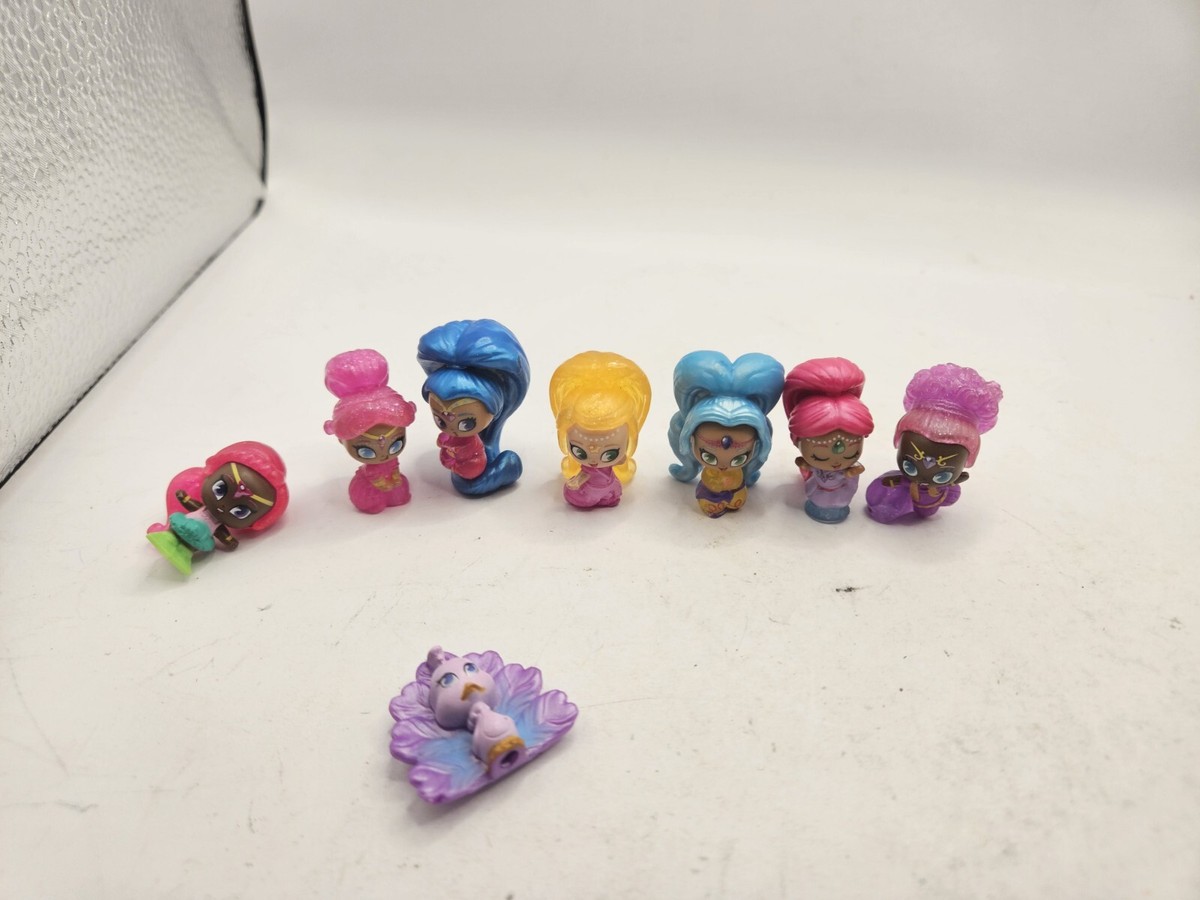 Shimmer And Shine Teeny Genies Toys Lot Of 8 Toys Action Figures