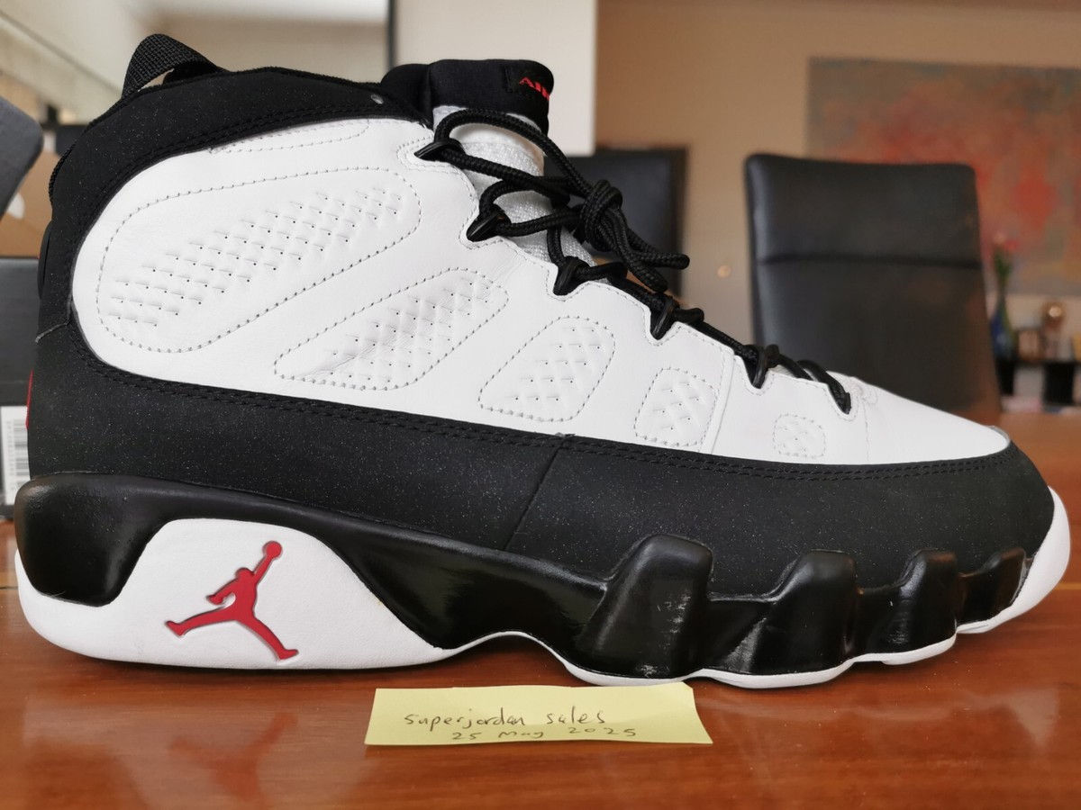 Nike Air Jordan 9 IX Retro 2001 US 13 White/Black-True red 302370