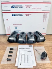 Thule Evo Raised Rail Foot Pack 710405 (New/Repackaged) + Free Thule Metal Locks