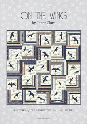 Janet Clare on the Wing Quilt Herstellungsmuster JC217
