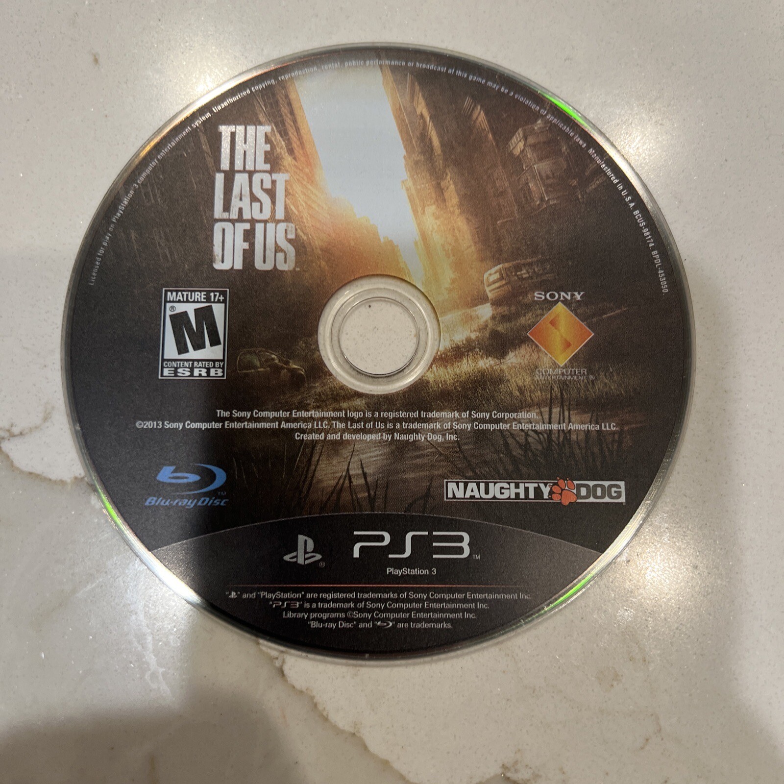 The Last of Us (PS3 Sony PlayStation 3) - Disc Only - Tested
