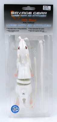 2 Esche Savage Gear 3D Rad Rat &ndash; Galleggianti 7 3/4&Prime;, Colore Marrone, Per Bass