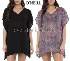 NEW WOMEN'S O'NEILL LIGHTWEIGHT LOOSE FIT SWIM COVER UP OVERSIZED VARIETY