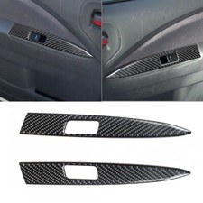Carbon Fiber Interior Rear Door Control Cover Trim For Honda Odyssey 2005-10
