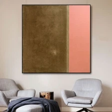 Hand-Painted Color Abstract Oil Painting Canvas Art Decorative Painting Designer