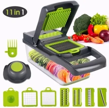 Vegetable Fruits Tool Kitchen Gadgets Grater Cutter Shredder Garlic Meat Chopper