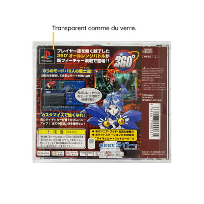5 Crystal box Étuis de protection pour boîte de jeu Nintendo 64 N64
