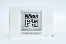 Nikon F5 Original Film Camera Instruction Manual